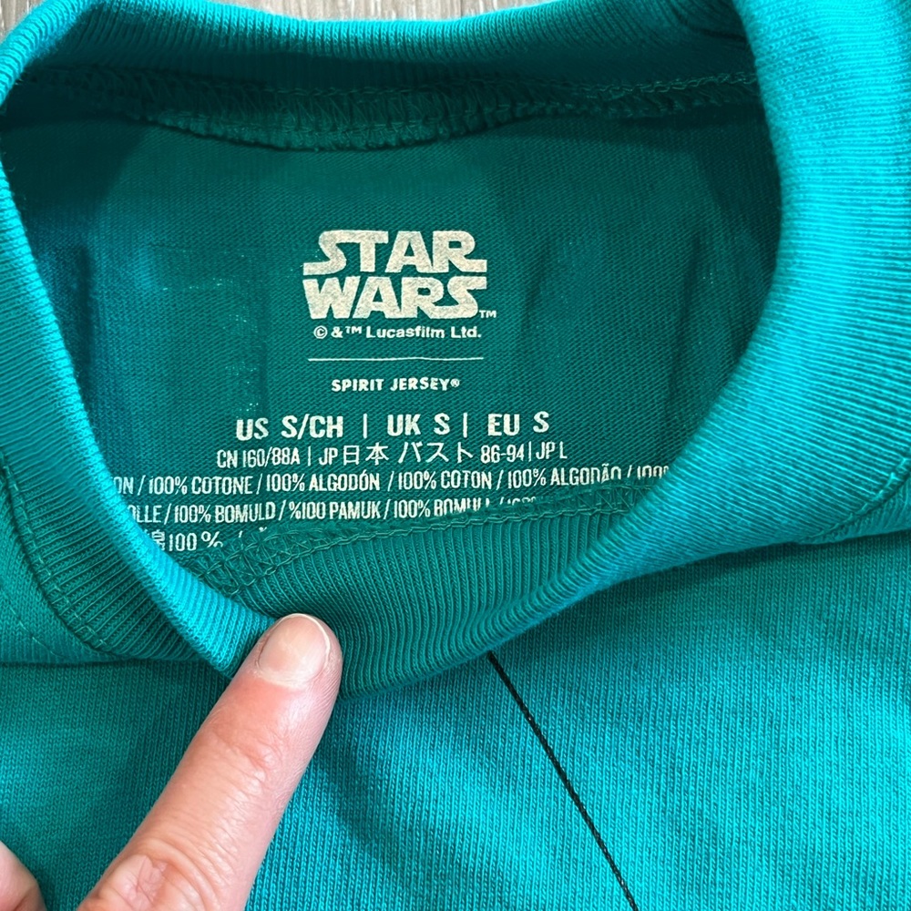 NWT Disney Star Wars Spirit Jersey